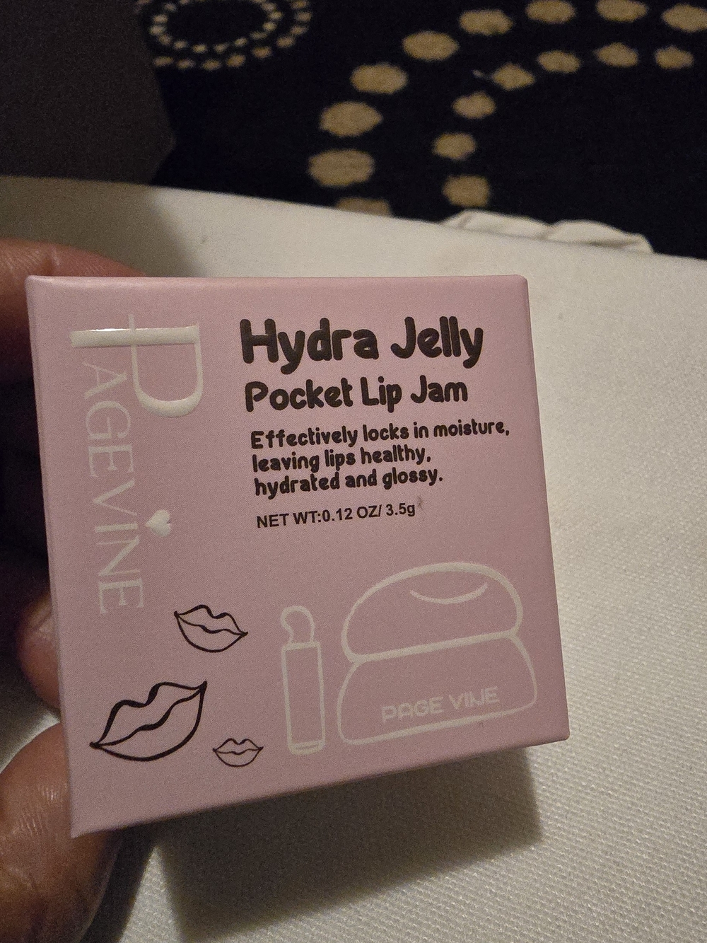 Pagevine Hydra Jelly Pocket Lip Jam - Pink